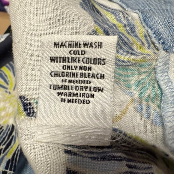 Habitat Clothes To Live In SZ Small Linen Cotton Lagenlook Sustainable Beach Mom - Picture 3 of 7